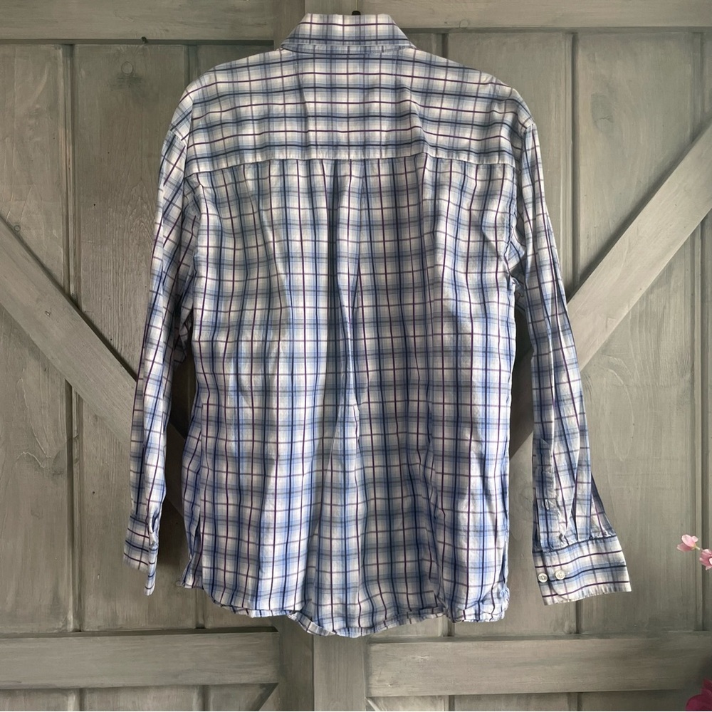 George Strait Cowboy Cut Collection by‎ Wrangler button down large 100% cotton - Picture 6 of 6